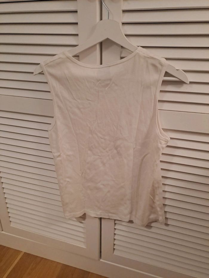 Top débardeur blanc taille XL - photo numéro 4