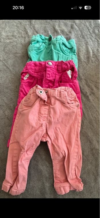 Lot de 3 pantalons 