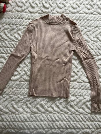 Petit pull moulant côtelé
