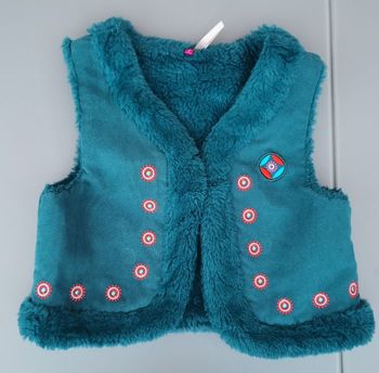 Gilet sans manches tout doux 5 ans fille orchestra