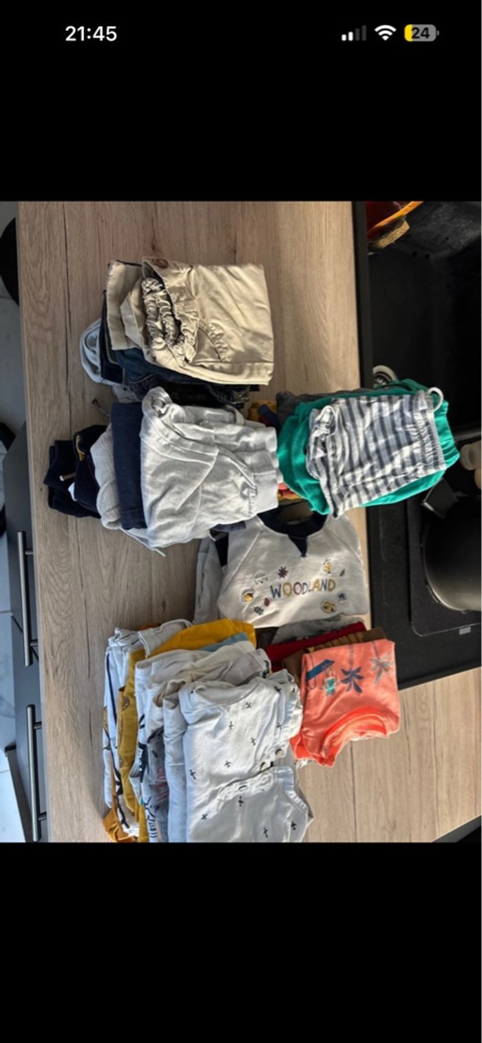 Lot vêtement garçon