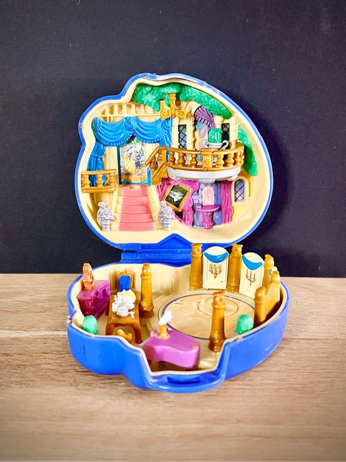Polly Pocket La Belle et la Bête Bluebird 1996 Beauty and the Beast Disney