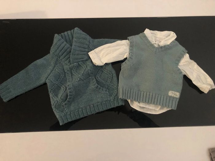 Lot de 2 pulls 3 mois