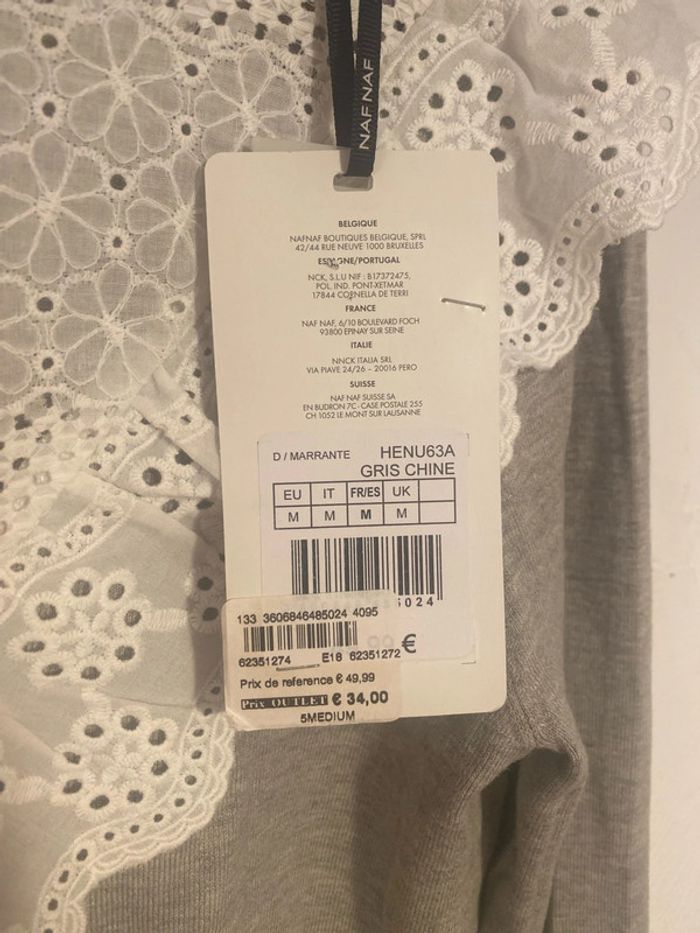 Pull Naf Naf taille M neuve - photo numéro 3