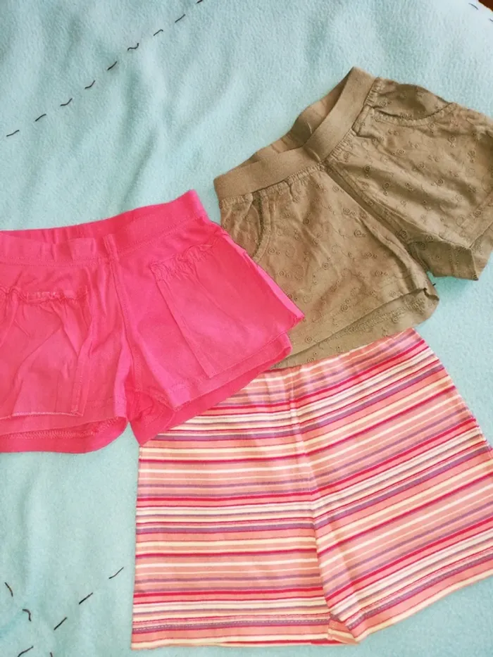 Lot de shorts coton