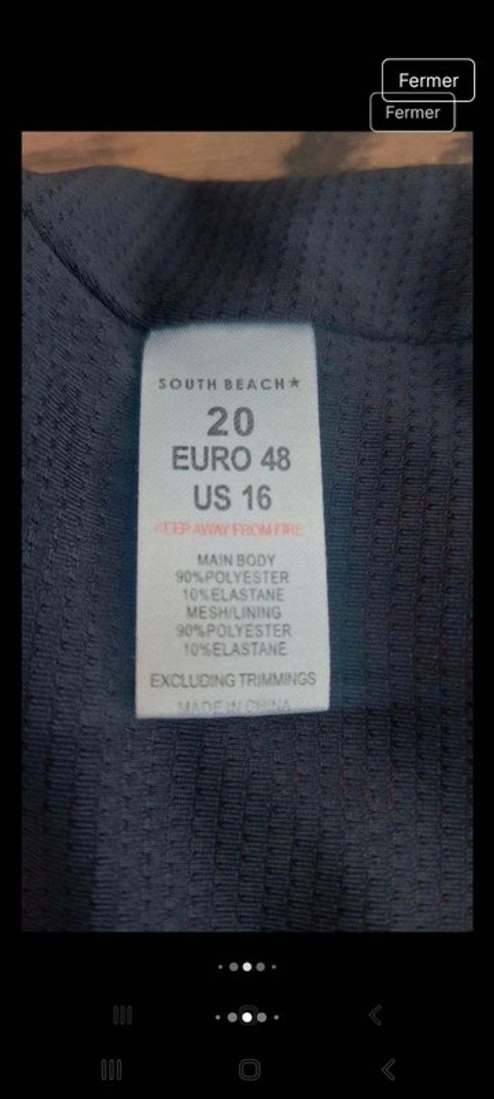 Haut de Maillot South Beach euro 48 - photo numéro 8