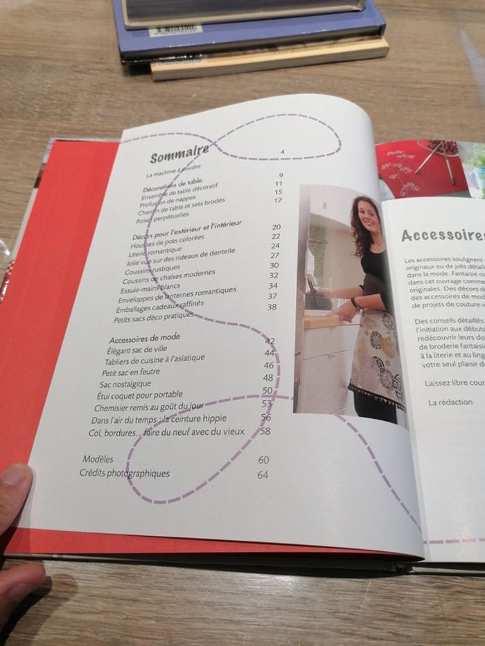 Livre couture accessoires de mode et de décoration - photo numéro 2