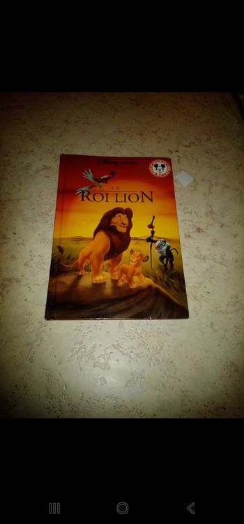 Livre roi lion