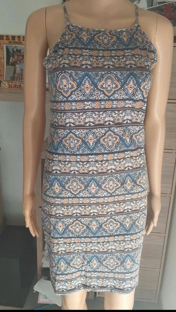 Robe mim bleu orange taille m femme