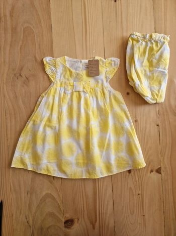 Robe + bloomer Absorba 12 mois