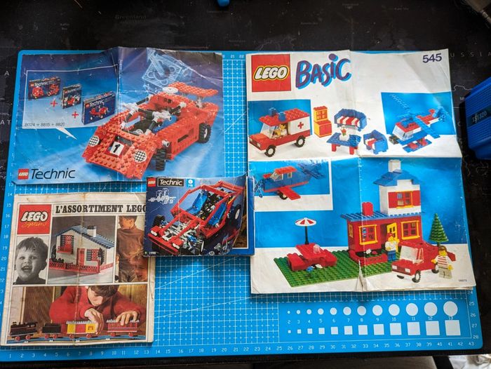 Lot de documentations et notices Lego (1967-1991) - photo numéro 5