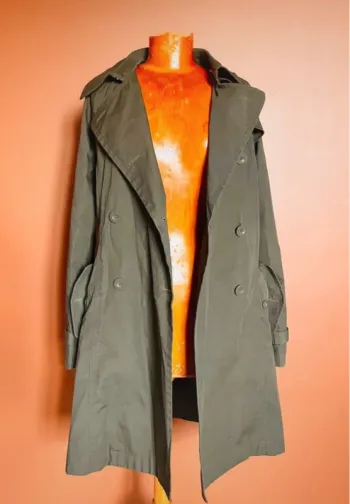 Imperméable kaki vintage