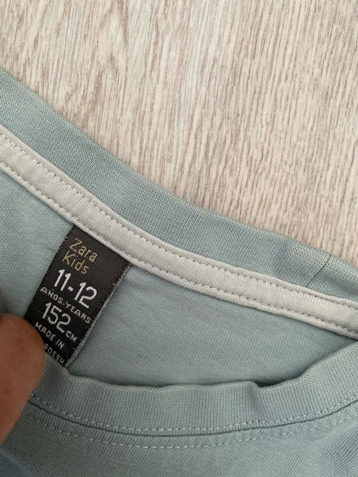 Tee shirt T-shirt Zara taille 11 12 ans - photo numéro 3