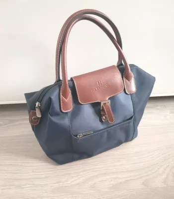 sac bleu marron Hexagona 