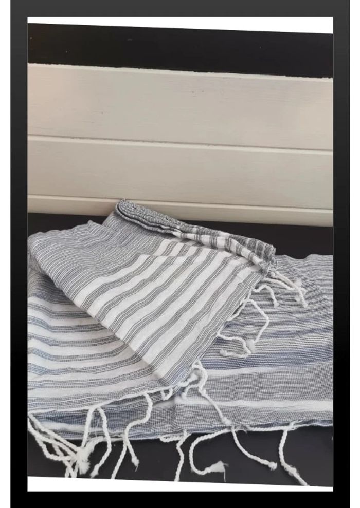 Fouta originale à frange - photo numéro 3