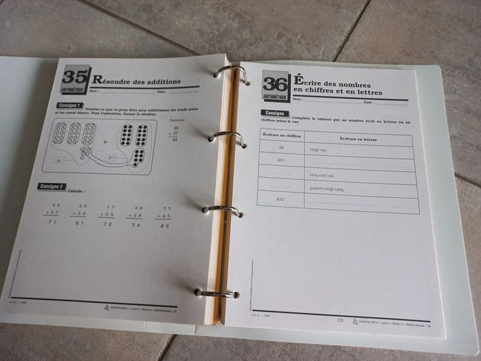 Classeur clé en main français et mathématiques fin cp ce1 - photo numéro 5