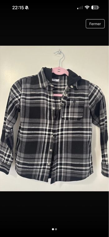 Chemise garçon taille 8 ans 