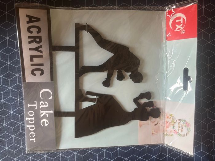 Cake topper mariage