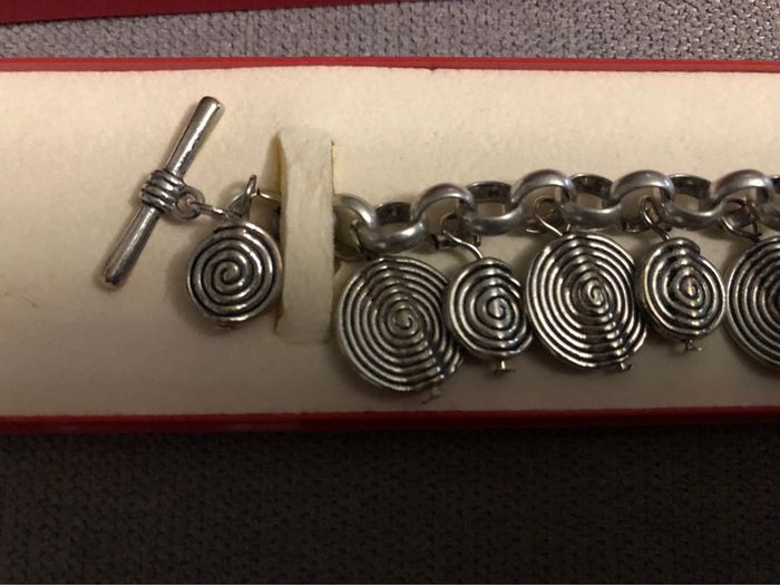 Bracelet acier fantaisie 16cm NEUF - photo numéro 2