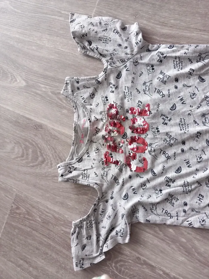 Robe courte grise - photo numéro 2