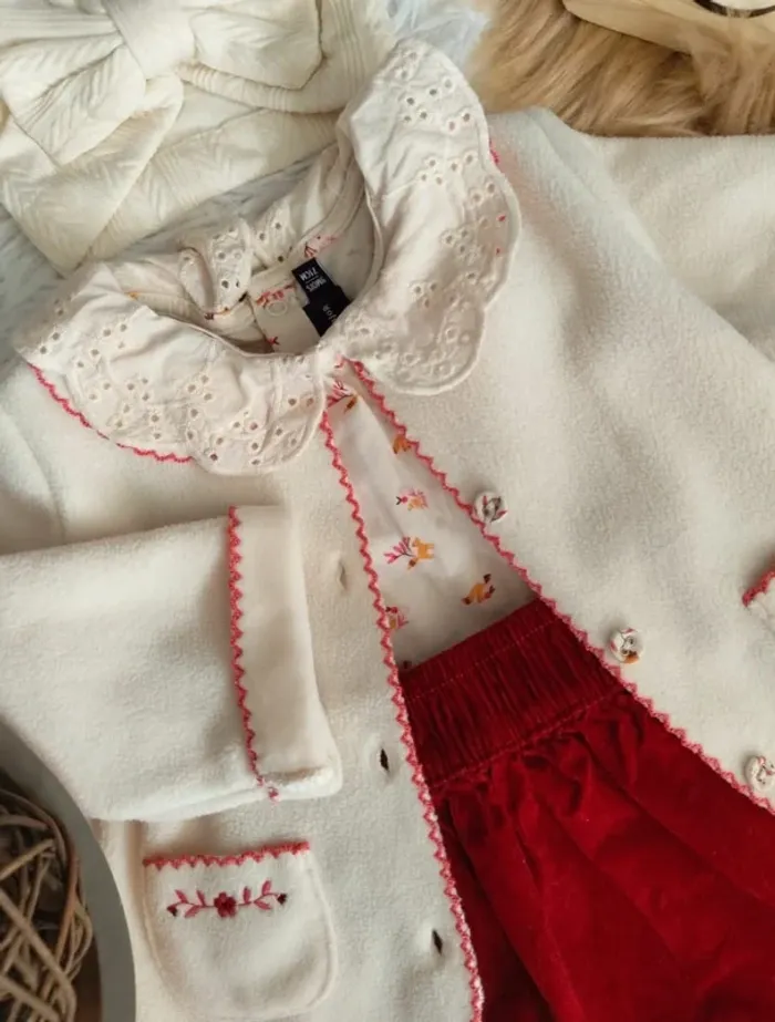 Ensemble complet 5 pièces sergent major fille 9 mois 🎀 - photo numéro 6