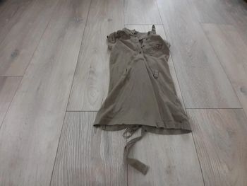 Robe courte kaki, Kimbaloo, taile 12 mois