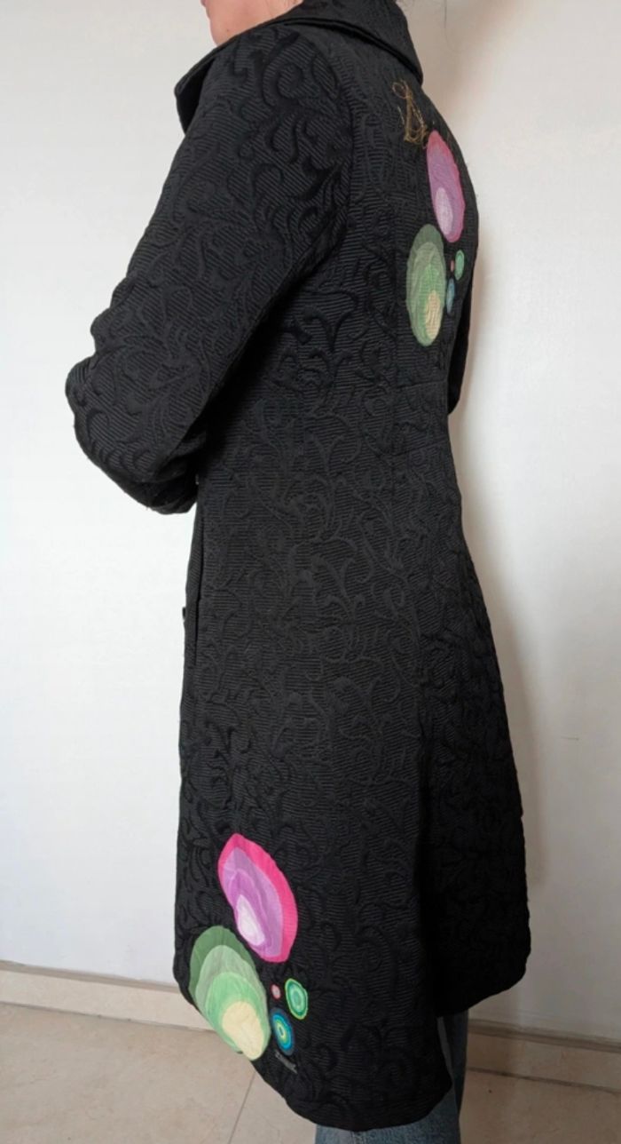 Très beau manteau noir Desigual - photo numéro 2