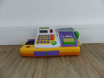 super caisse enregistreuse pour jouer à la marchande