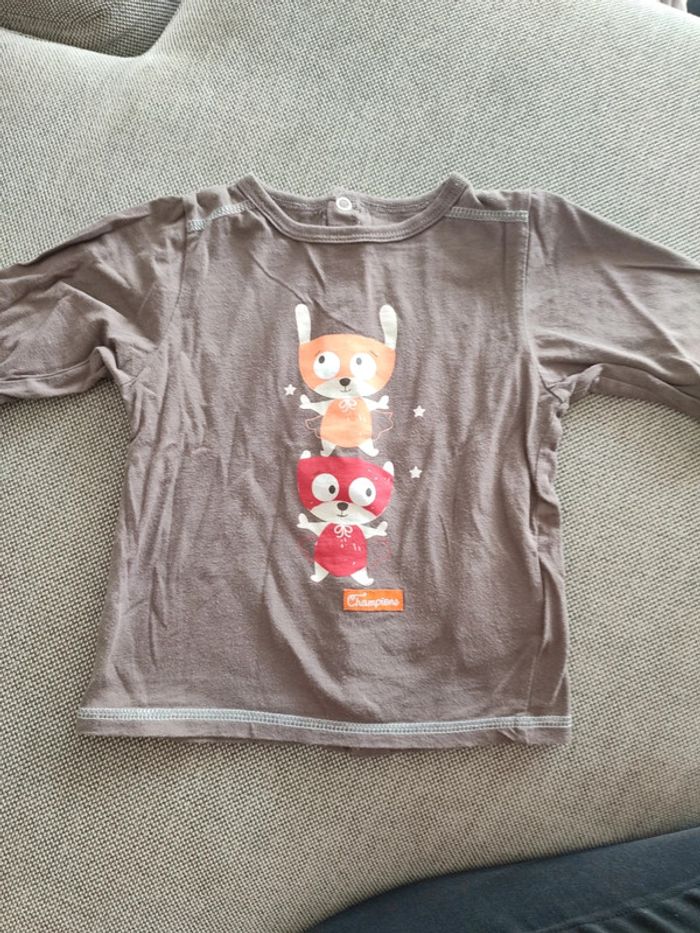 Tee shirt manches longues 12 mois