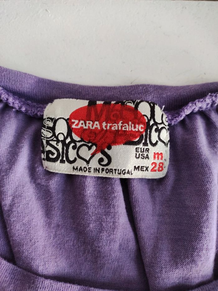 Tunique violette Zara taille M - photo numéro 7