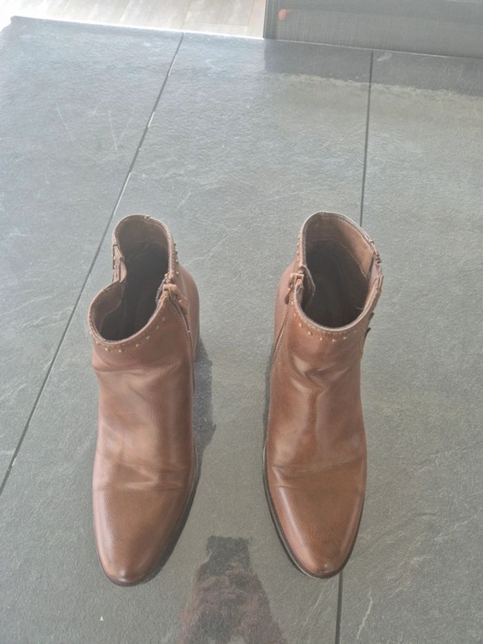 Boots Femme Footside Simili Cuir - Taille 38 - photo numéro 5