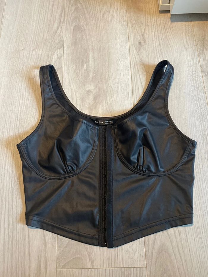 corset noir court taille 36