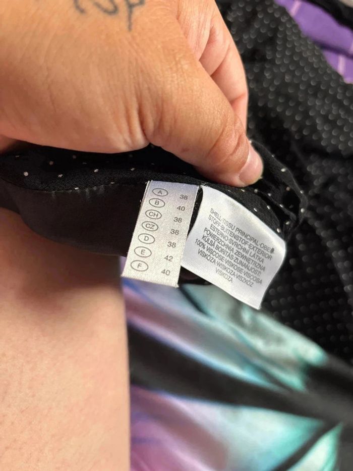 Jupe mi longue à pois taille 40 marque sixth sense • - photo numéro 4