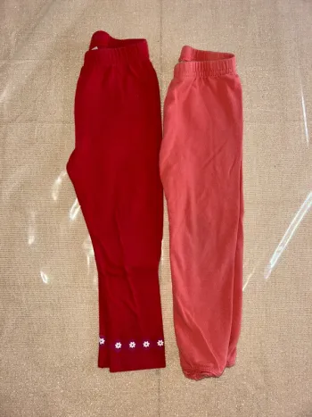 Lot leggings fille