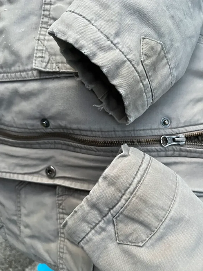 Manteau cyrillus taille 10 ans beige - photo numéro 8