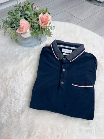 Polo manches longues Marine
