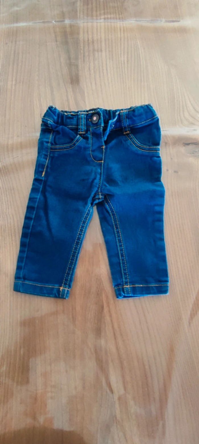 Jean slim fille 3 mois