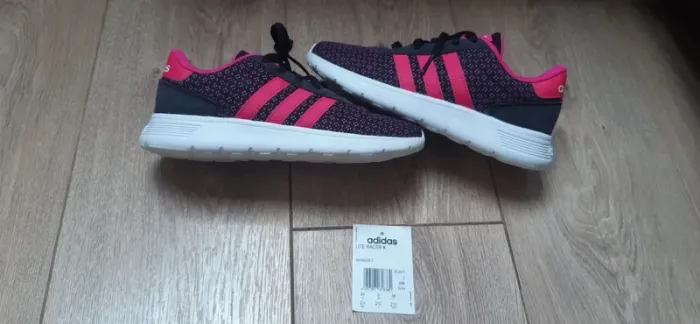 Chaussures baskets adidas lite racer K pointure 34 en excellent état - photo numéro 3