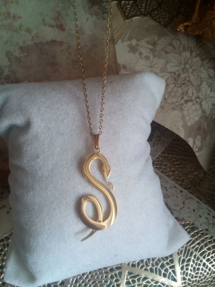 Collier serpent en acier inoxydable - photo numéro 3