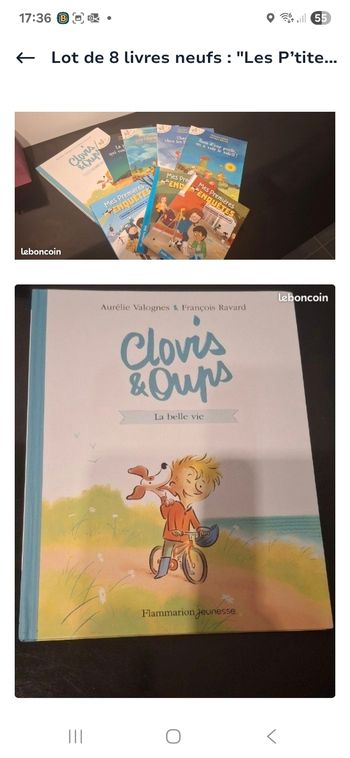 Lot de livres comme neuf