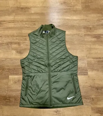 Veste sans manche Nike running vert kaki taille L