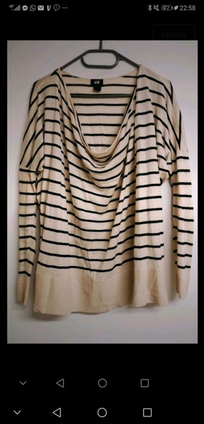 Pull h&m s marinière