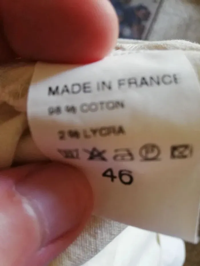 🌸 Chemise Sans Manche Fédora - Taille 46, Motif Fleuri, Boutons-Pression - photo numéro 5
