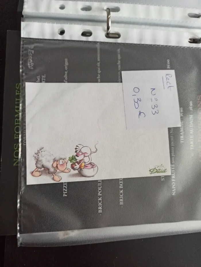 Feuille Diddl rectangulaire 33 0,30€