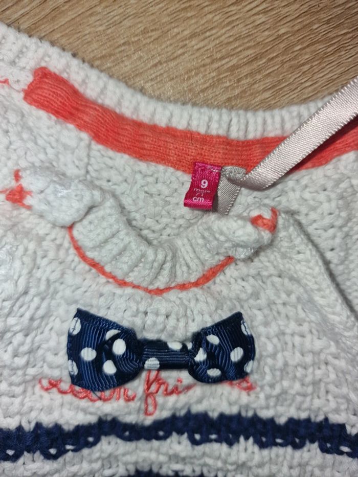 Lot de 3 pull 9 mois - photo numéro 2