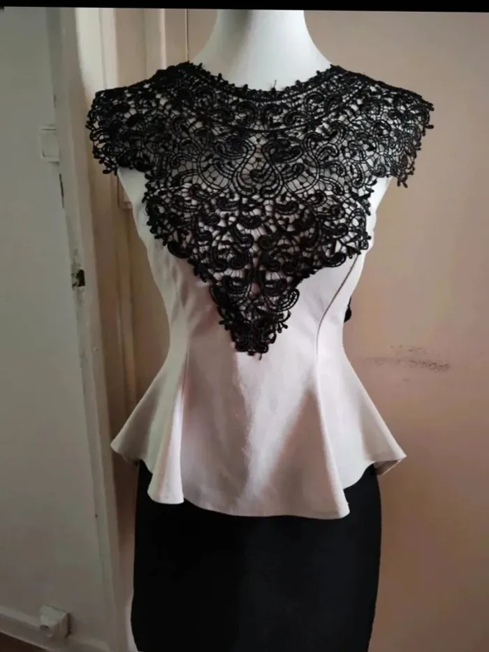 Haut dentelle taille 38 - photo numéro 2