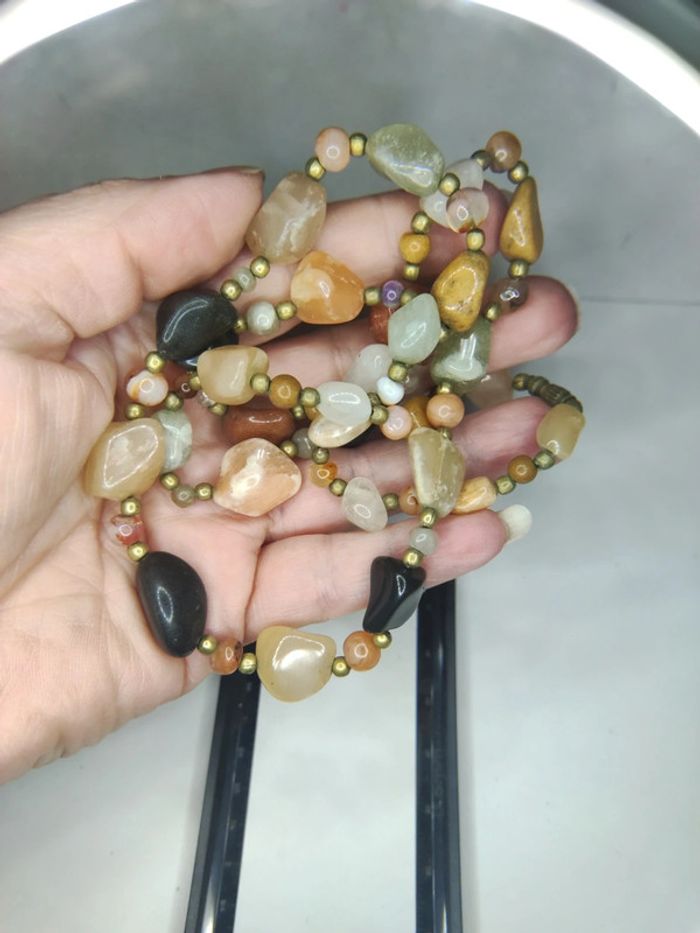 Collier en pierres lithothérapie - photo numéro 4