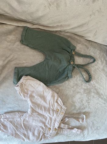 2 salopettes Zara