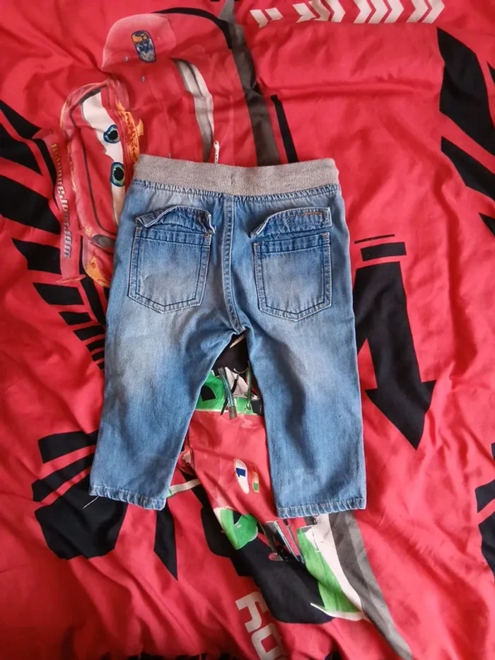 Lots de 3 jeans taille 12 mois - photo numéro 7