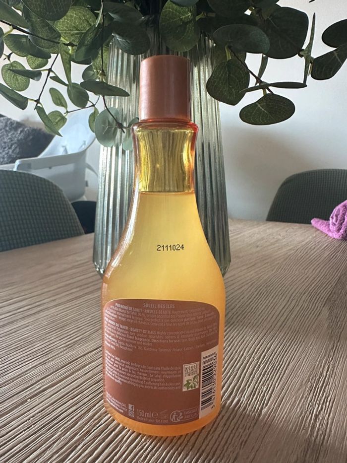 Monoi de Tahiti 99% - Soleil des Îles (Parfum Tiaré) - photo numéro 3